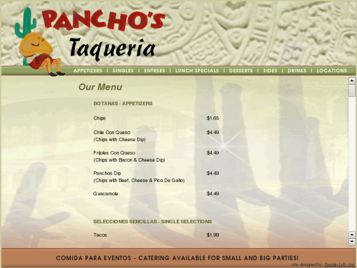 www.panchosmexicantaqueria.com