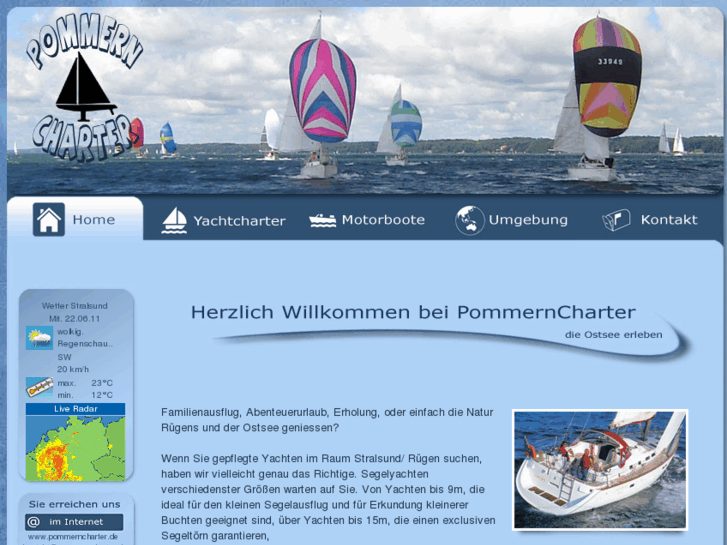 www.pommerncharter.de