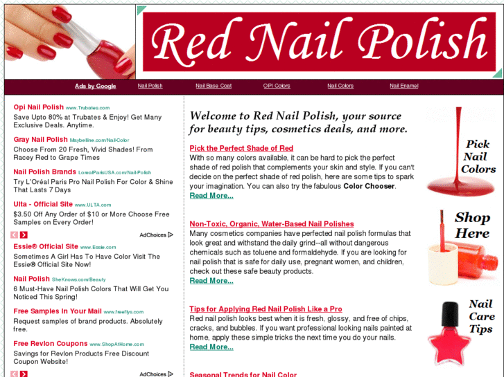 www.red-nail-polish.com