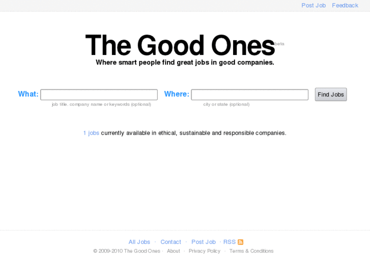 www.thegoodones.org