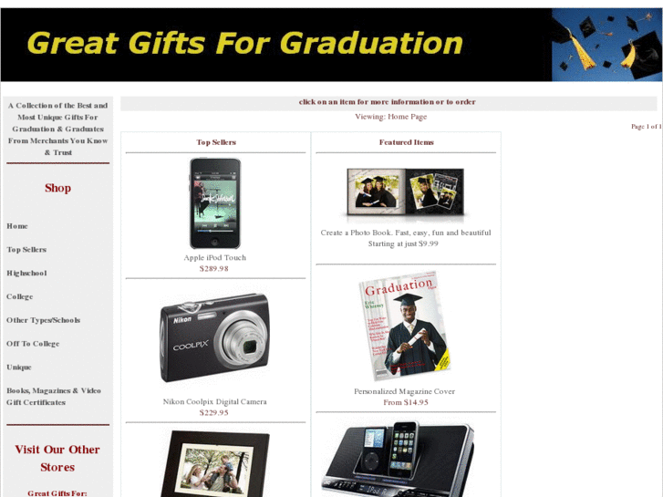 www.greatgiftsforgraduation.com