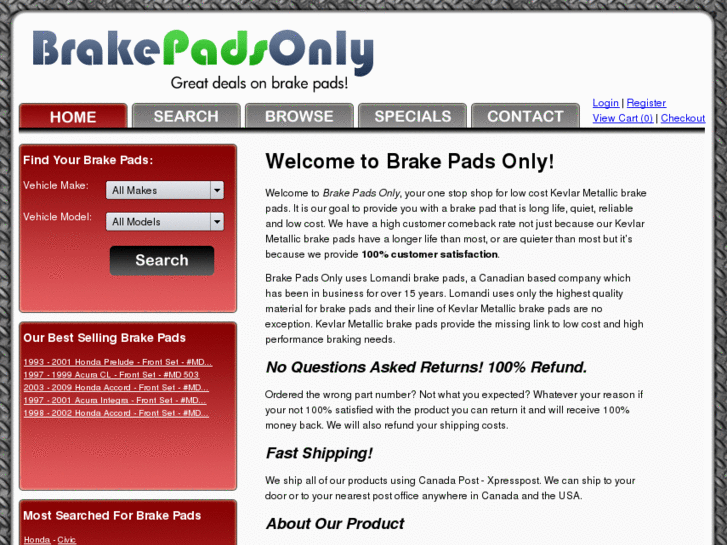 www.brakepadsonly.com