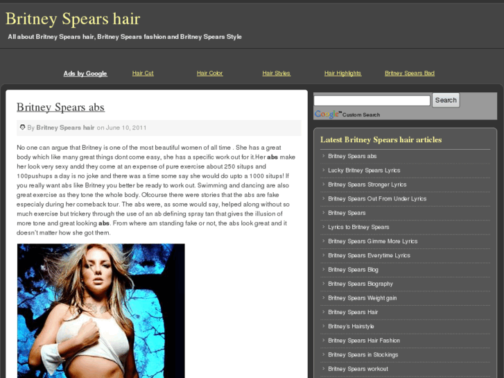 www.britney-spears-hair.info