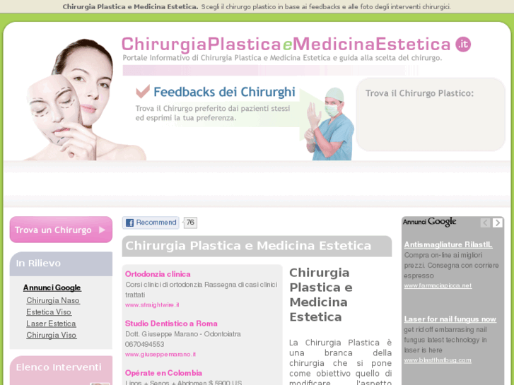 www.chirurgiaplasticaemedicinaestetica.it