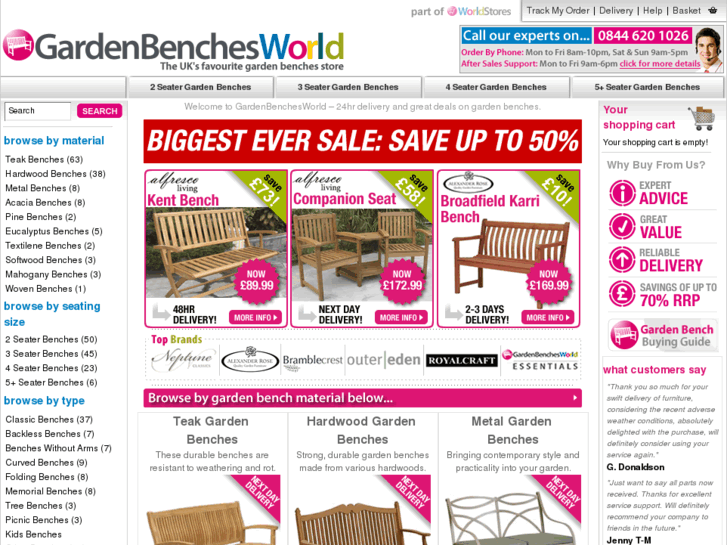 www.gardenbenchesworld.co.uk