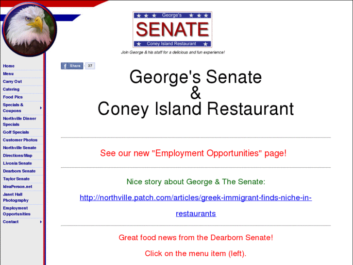 www.georgessenateandconeyislandrestaurant.com