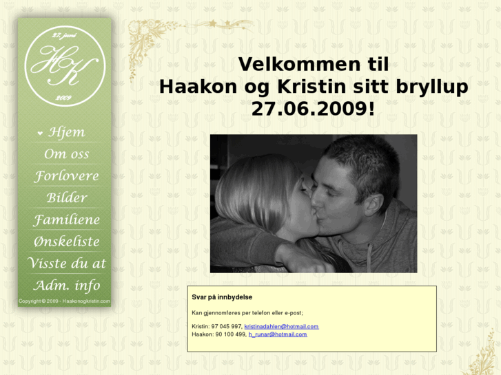 www.haakonogkristin.com