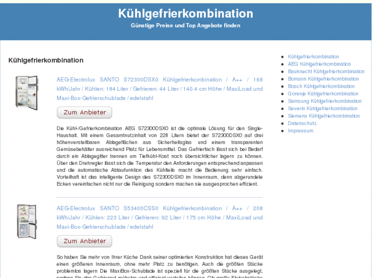 www.kuehlgefrierkombination.com
