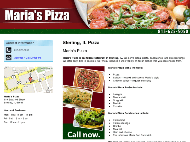 www.mariaspizzaanditalianrestaurant.com