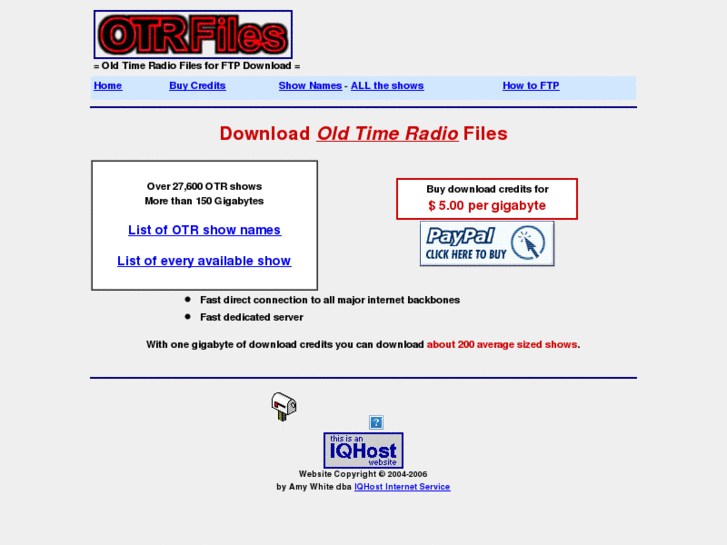 www.oldtimeradiofiles.com