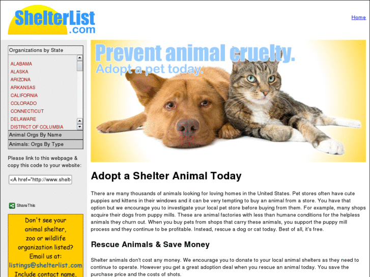 www.shelterlist.com