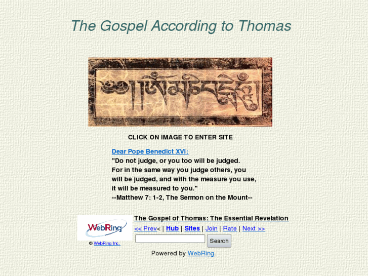 www.thethomasgospel.com