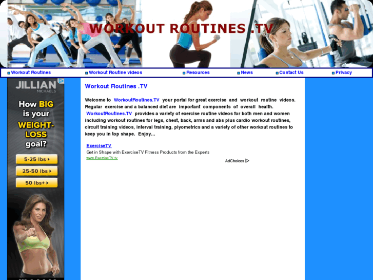 www.workoutroutines.tv