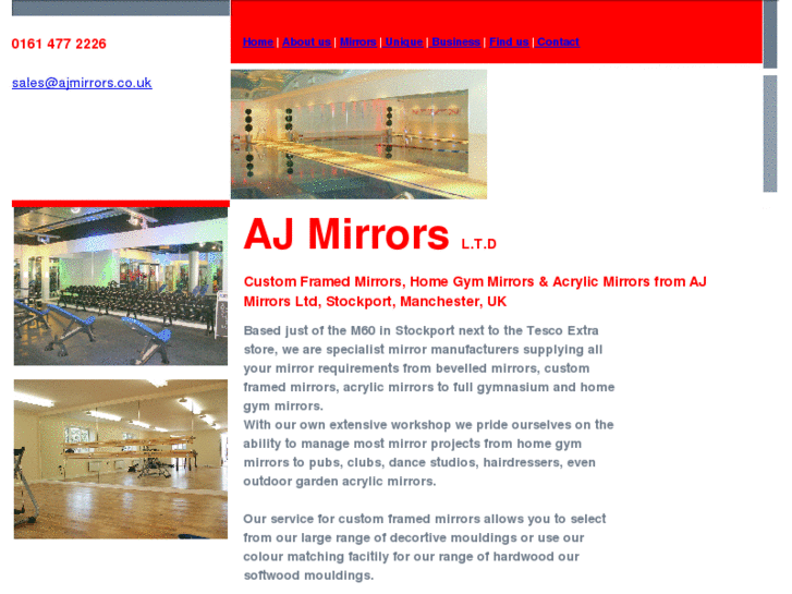 www.ajmirrors.co.uk