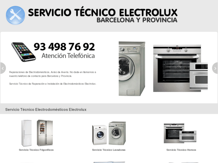 www.electroluxserviciotecnico.com.es