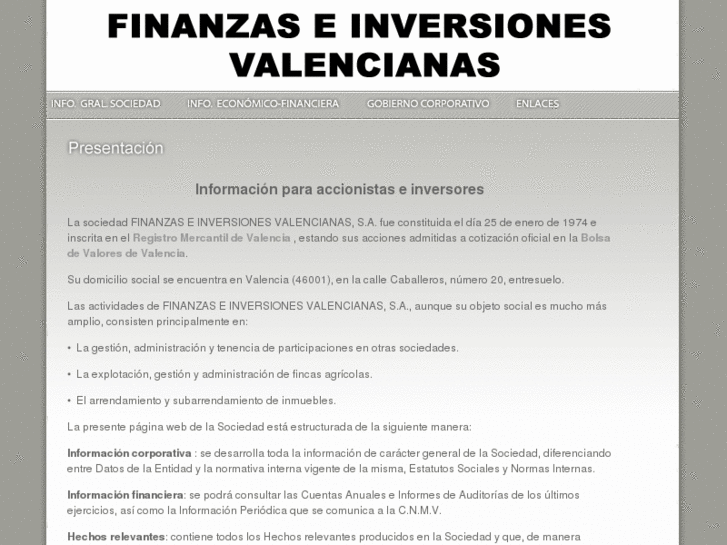 www.finanzaseinversionesvalencianas.com