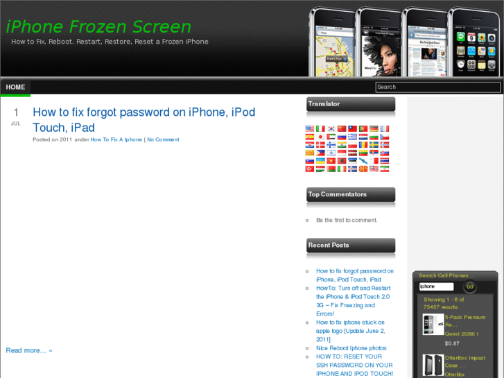 www.iphonefrozen.com