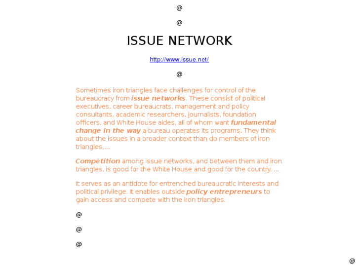 www.issue.net
