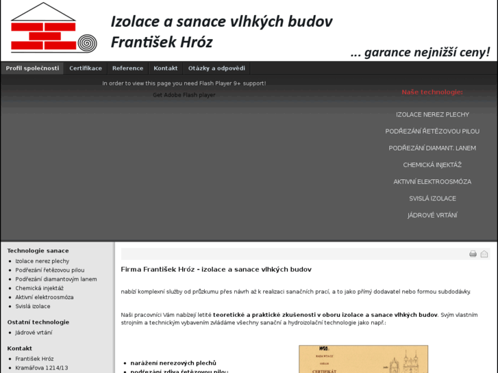 www.izolacehroz.cz