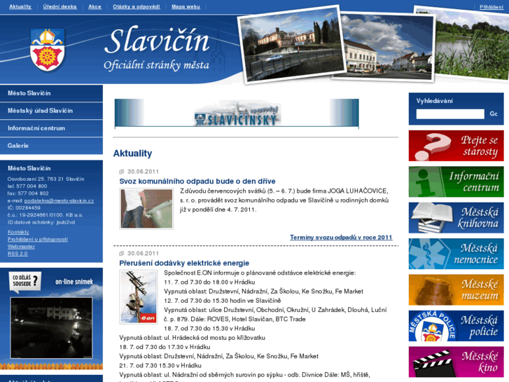 www.mesto-slavicin.cz