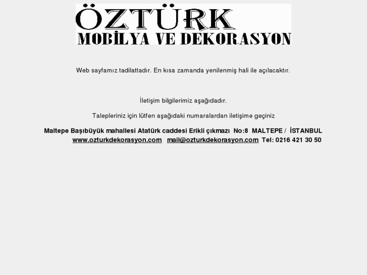 www.ozturkdekorasyon.com