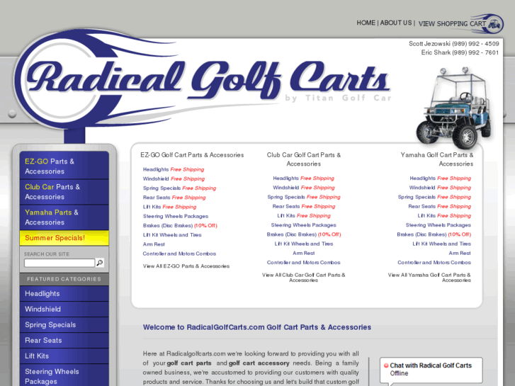 www.radicalgolfcarts.com