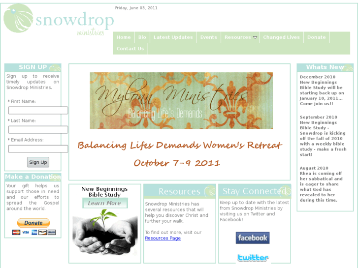 www.snowdropministries.com