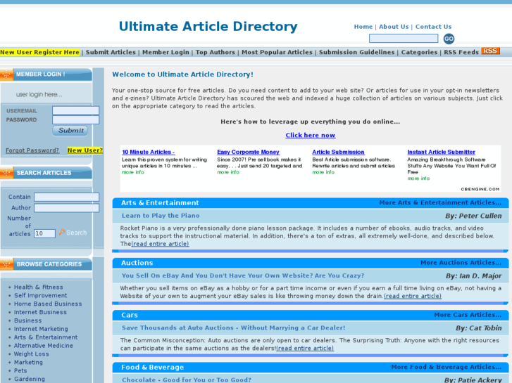 www.ultimatearticledirectory.com