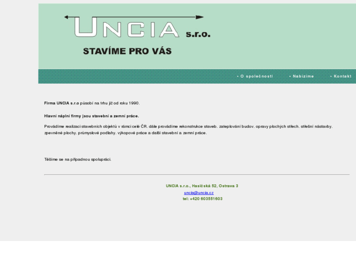 www.uncia.cz