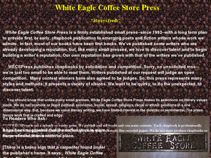 www.whiteeaglecoffeestorepress.com