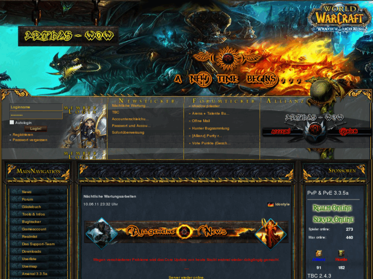 www.arthas-wow.com