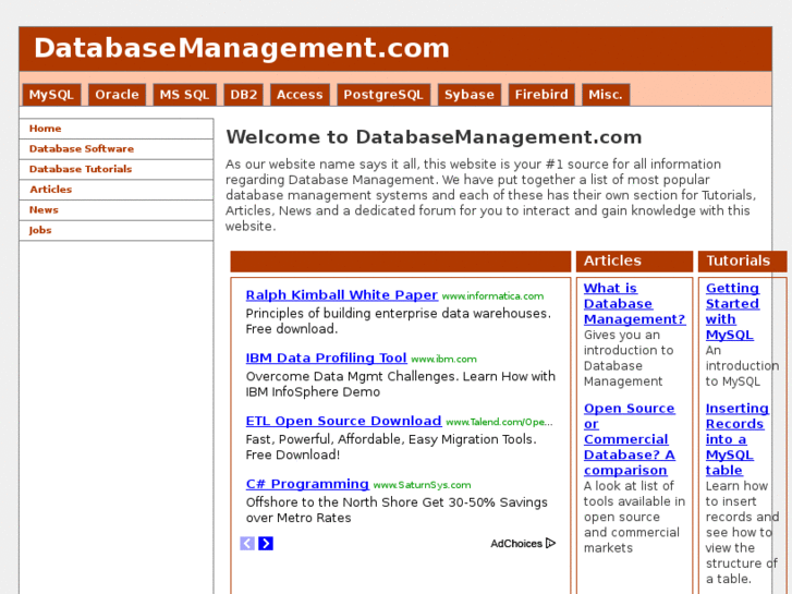 www.databasemanagement.com