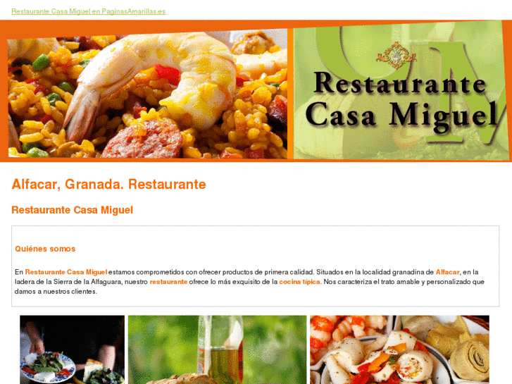 www.restaurantecasamiguel.net