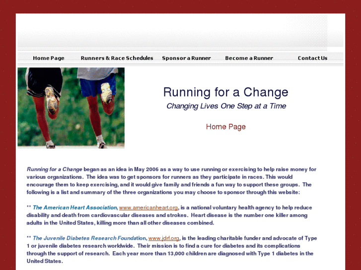 www.runningforachange.com