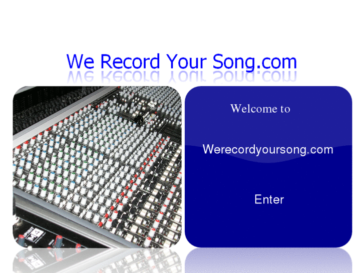 www.werecordyoursong.com