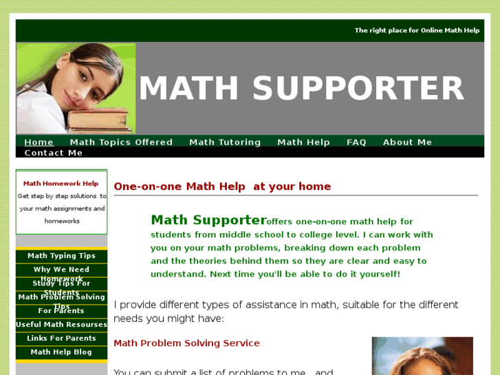 www.mathsupporter.com