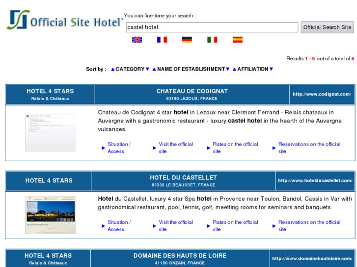 www.official-castel-hotel.com