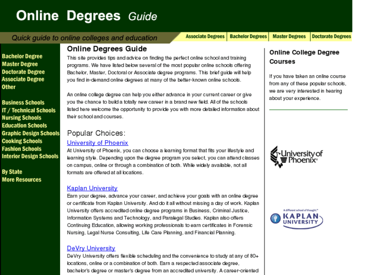 www.onlinedegreesguide.com