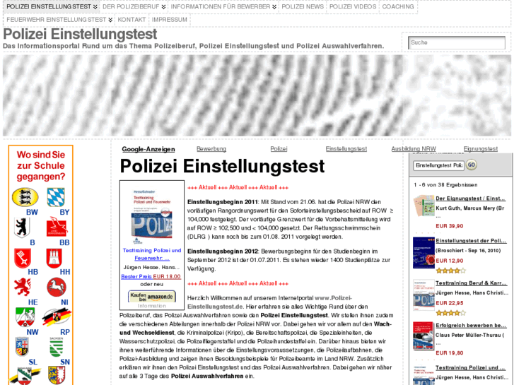 www.polizei-einstellungstest.de