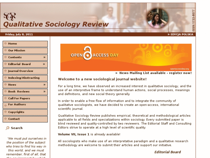 www.qualitativesociologyreview.org