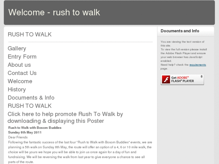 www.rushtowalk.com