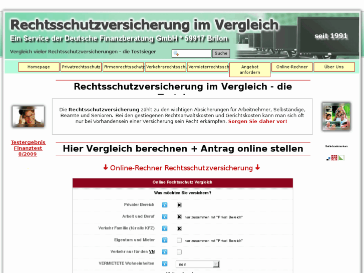 www.1a-rechtsschutzversicherungen.de