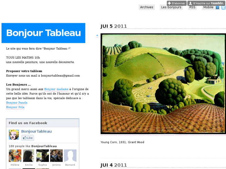 www.bonjourtableau.fr