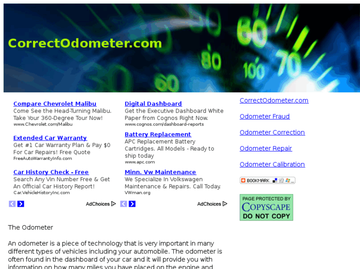 www.correctodometer.com