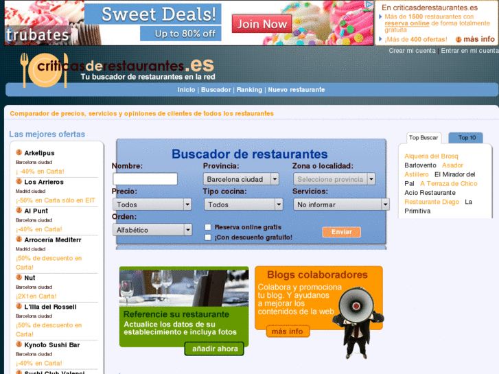 www.criticasderestaurantes.es