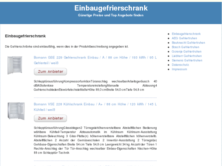 www.einbaugefrierschrank.net