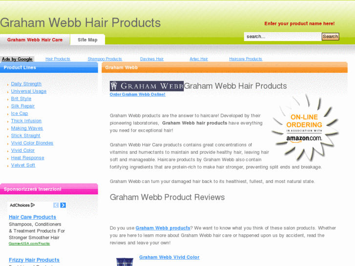 www.grahamwebbhairproducts.com