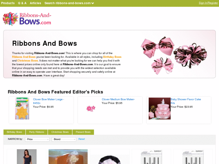 www.ribbons-and-bows.com