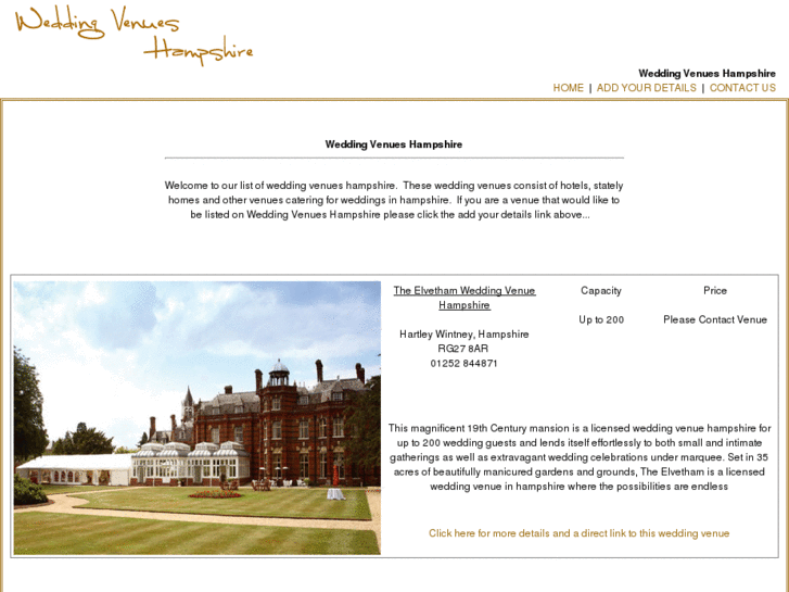 www.weddingvenueshampshire.com