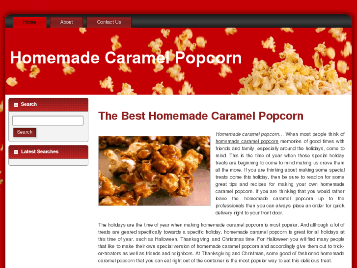 www.homemadecaramelpopcorn.com